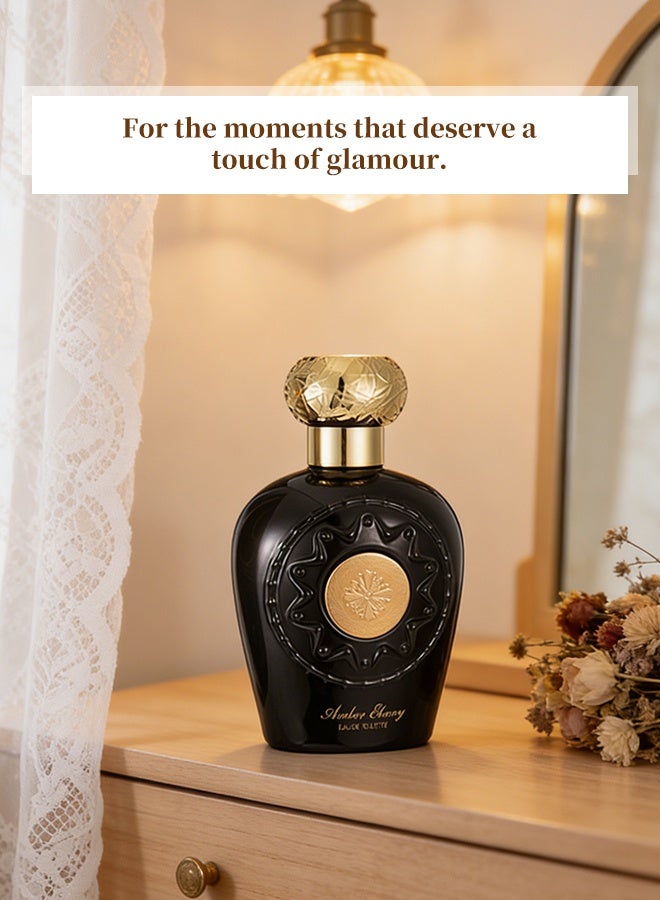 عنبر عطر أمبر تشومي أو دو تواليت 100 مل، عطر فاخر يدوم طويلاً برائحة الفواكه والزهور للنساء، هدية مثالية لها - Image 3
